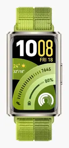 Huawei Band 11 Pro viedaproce aktivitāšu izsekošanai ar 1.62 collu AMOLED displeju, optisko sirds ritma sensoru, Bluetooth un 14 dienu bateriju, sudraba