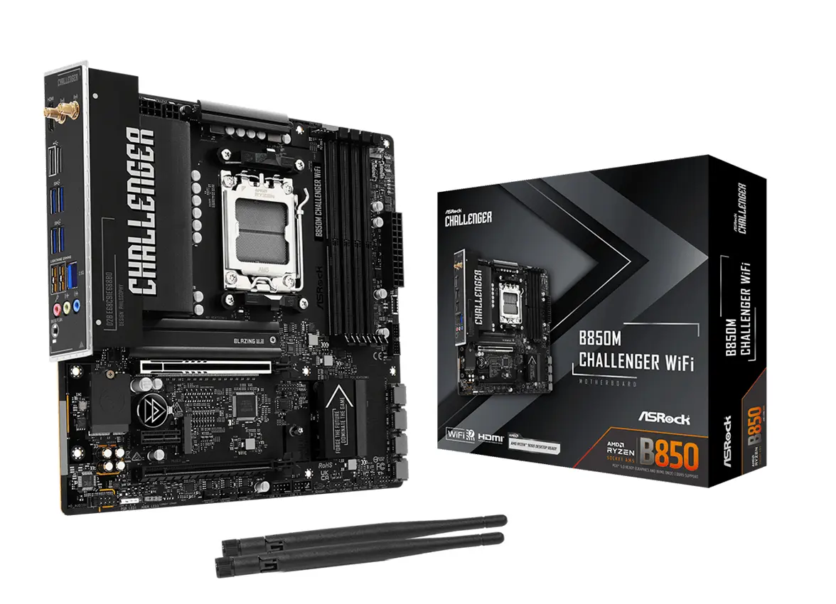 Pamatplate ASROCK B850M Challenger WiFi Socket