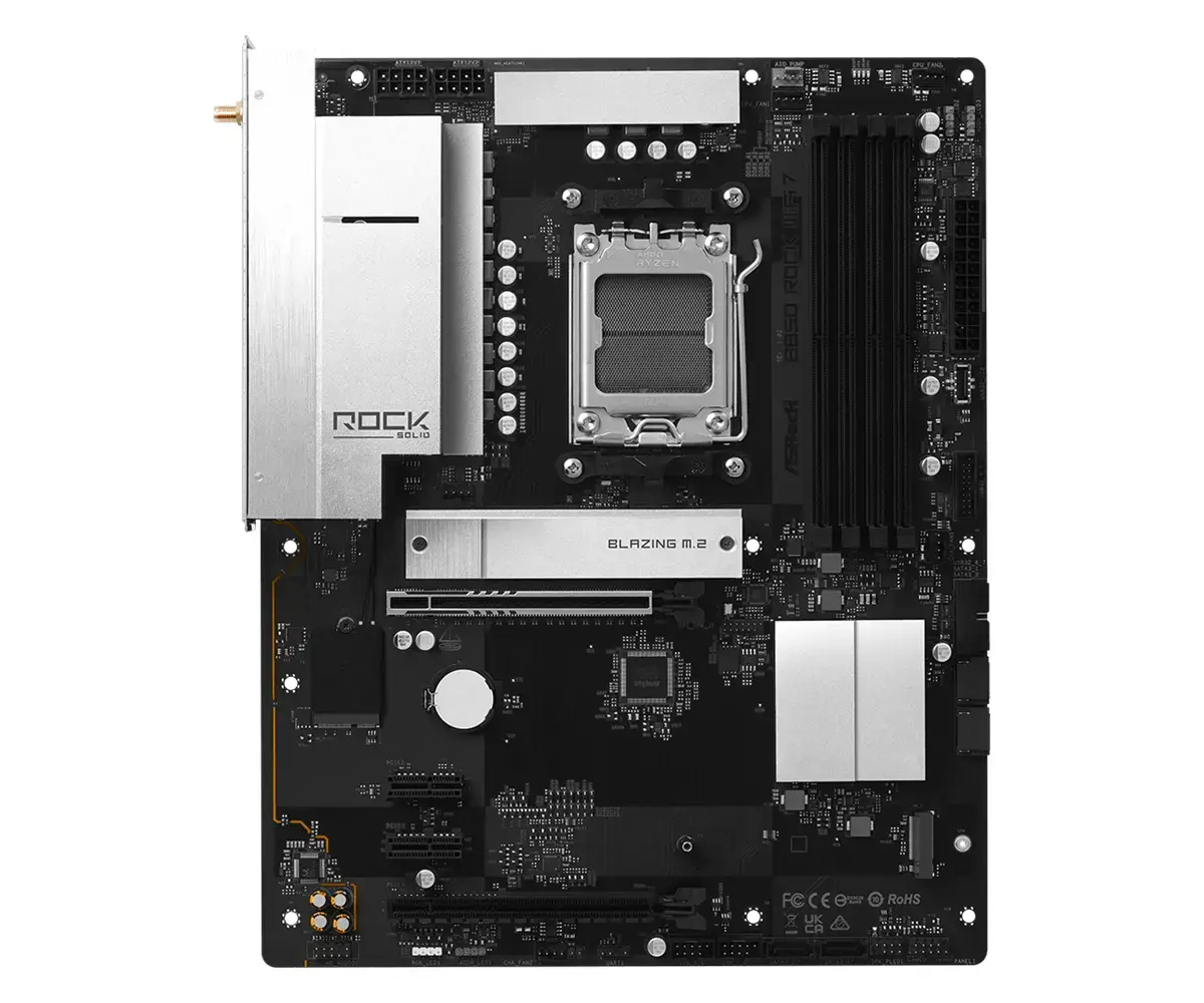 Материнская плата ASRock B850 Rock WiFi 7 | AMD Socket AM5 ATX Photo 3