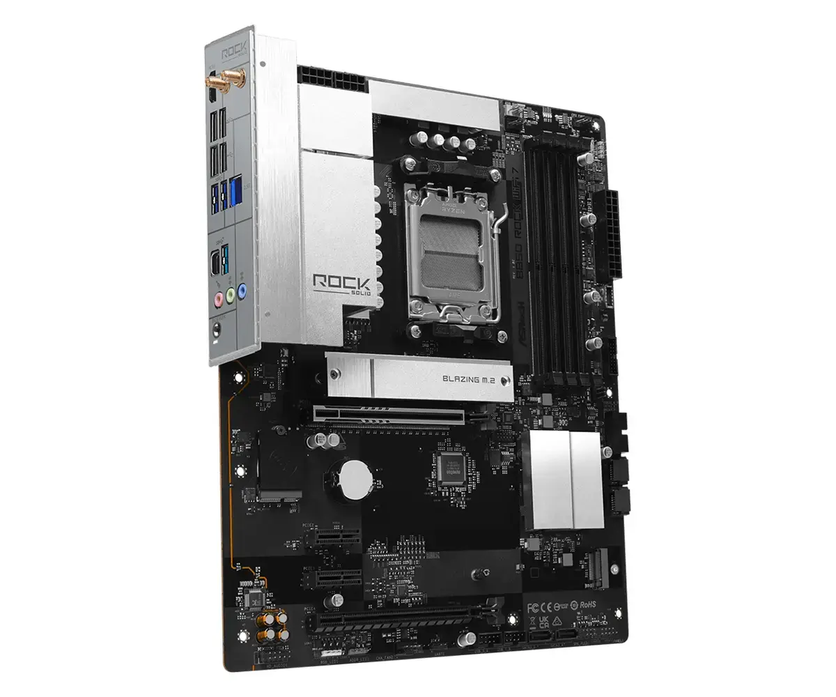 Материнская плата ASRock B850 Rock WiFi 7 | AMD Socket AM5 ATX Photo 4