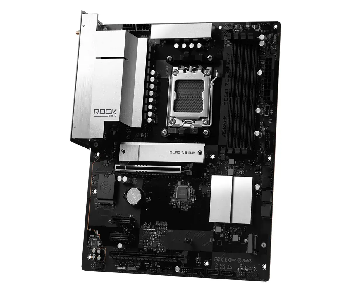 Материнская плата ASRock B850 Rock WiFi 7 | AMD Socket AM5 ATX Photo 5