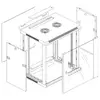 TECHLY I-CASE EW-2012BKL 12U wall-mounted rack Photo 9
