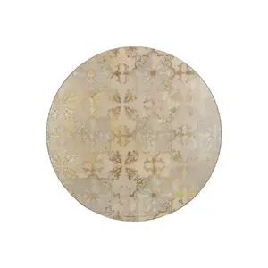 Galda paliktņi Creative Tops Gold Impressions apaļi 29 cm, komplekts 4 gab., korķis ar lakotu virsmu