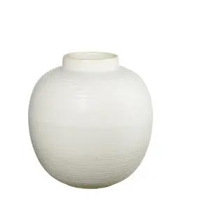 Vāze Asa Selection Japandi H22 cm, Ø20 cm, pasteļbalta