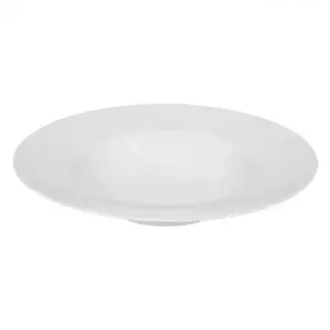 Porcelain pasta plate Seltmann Weiden 23 cm, white (model 5008)