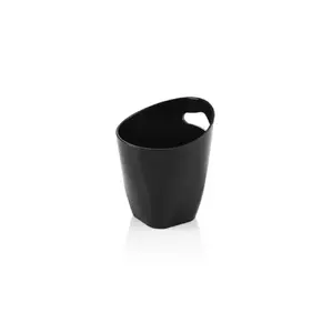 Bottle Cooler / Chiller WAS 400 ml, Ø9.5 × H11 cm, black acrylic