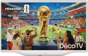 Smart TV Hisense 32S5Q 32" (81.3 cm) QLED Full HD, VIDAA, Wi‑Fi, Silver/White