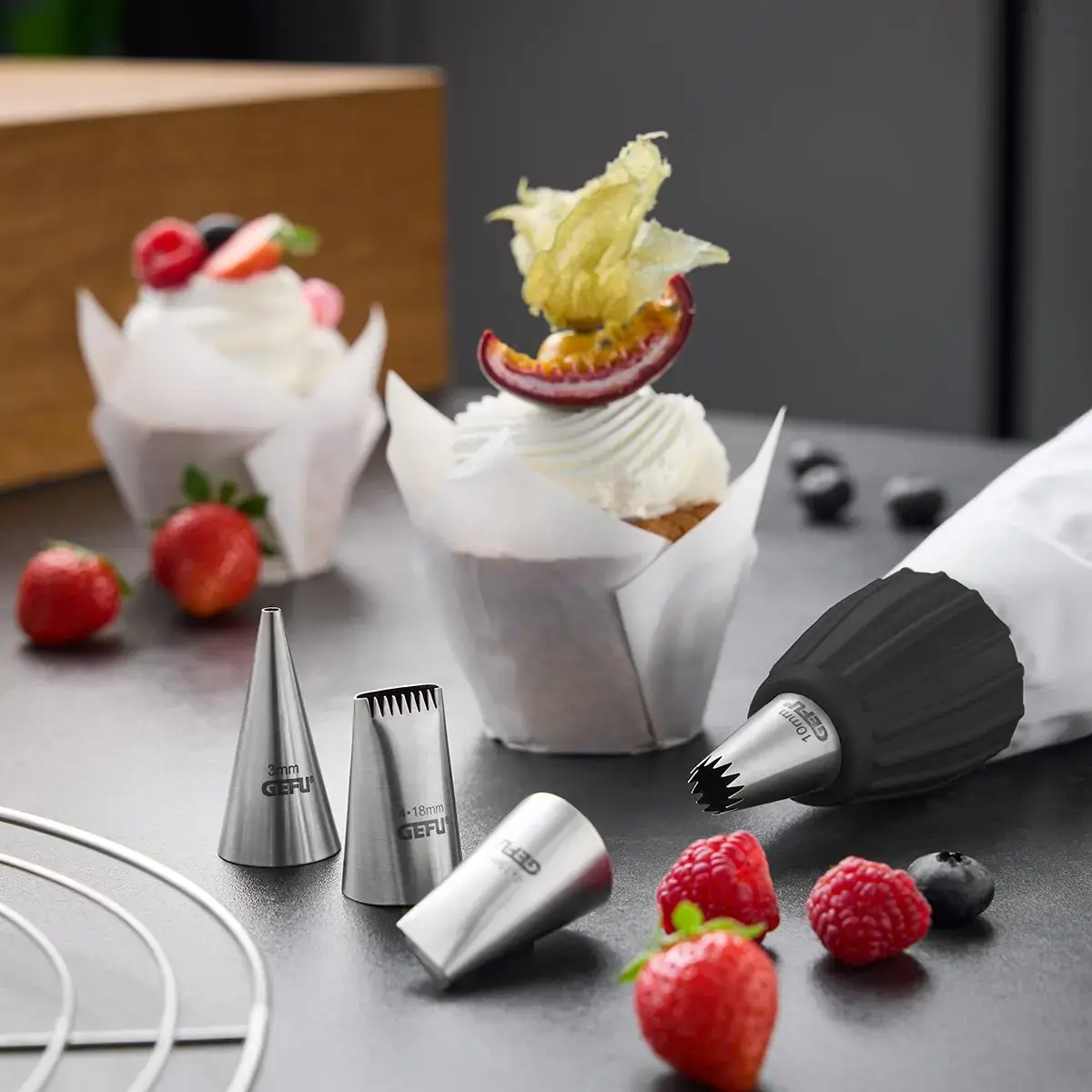 GEFU 13761 Pastry & Cake Decorating Set Photo 2