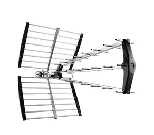 Уличная UHF ТВ-антенна ESTAR T-1115 — 470–790 МГц, 15 дБ, алюминий/чёрный, глубина 795 мм