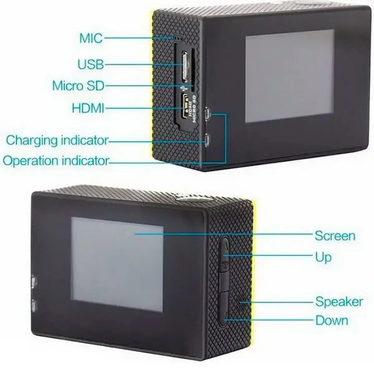 SJCam SJ4000 экшн‑камера — 12 МП, 1080p, водонепроницаемость 30 м Photo 3