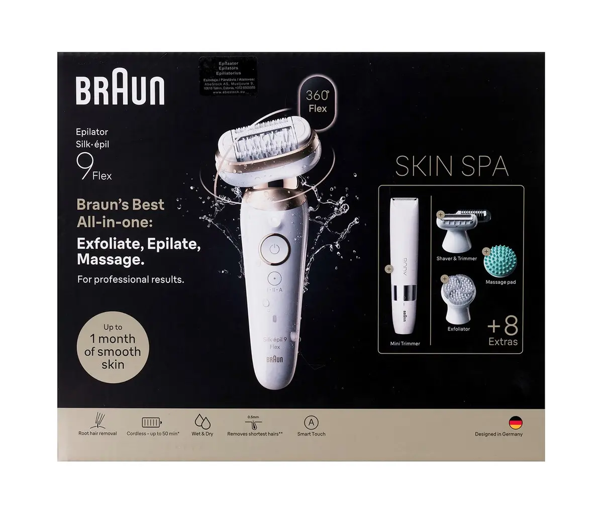 Epiliators BRAUN Silk·épil 9 9-481 3D Flex SkinSpa Photo 3
