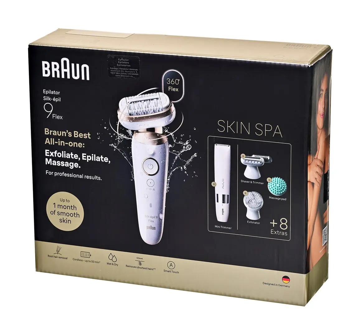 Epiliators BRAUN Silk·épil 9 9-481 3D Flex SkinSpa Photo 17