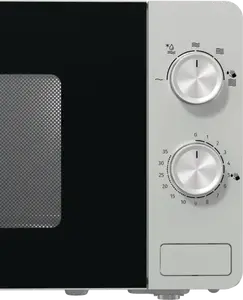 Microwave oven Gorenje MO17E1S — compact countertop microwave, 17 L capacity, stainless steel finish