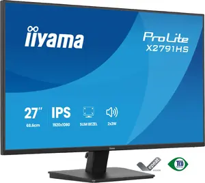 Dators monitors IIYAMA ProLite X2791HS-B1 27" IPS Full HD 1920x1080 LED matēts, iebūvēti skaļruņi, VESA, melns