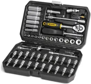 Socket and wrench set Fieldmann FDG 5020-53R — assorted sockets and ratchet set