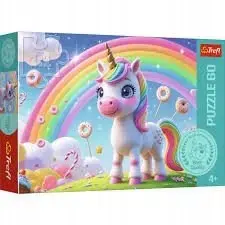 Пазл 60 элементов TREFL PUZZLE 60 Cukierkowy świat / Rodz.Treflików 17416
