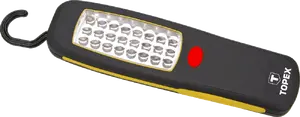 Workshop LED Lamp Topex 24 LEDs, battery powered 3×AA, model 94W245
