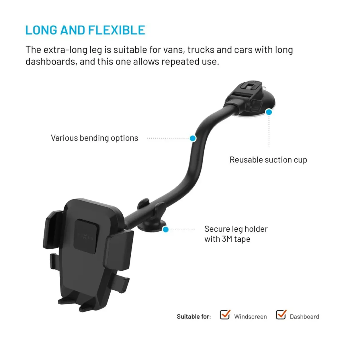 FIXED Iconiq Flex XL phone bicycle holder Photo 5