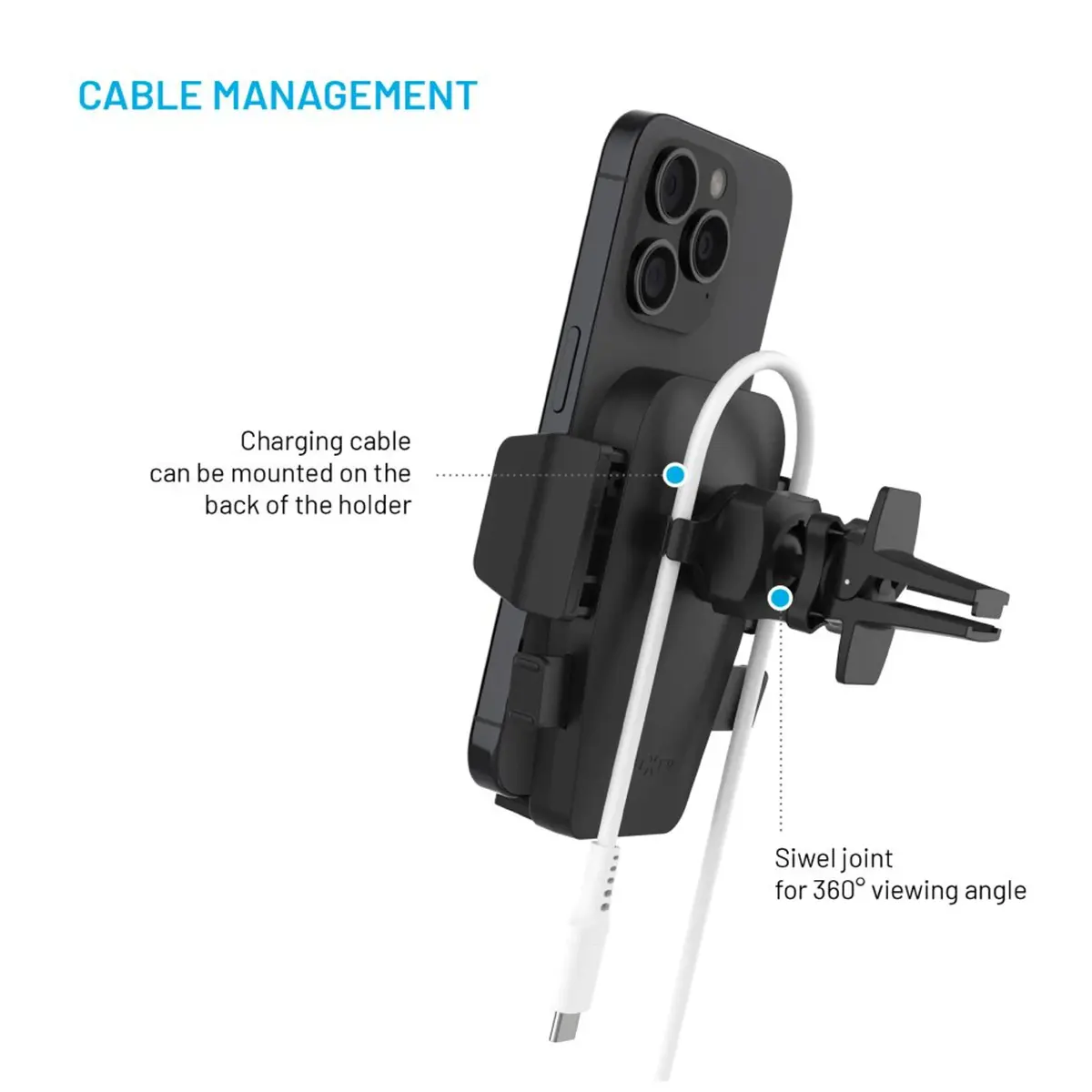 FIXED Iconiq Vent bike phone holder (black) Photo 6