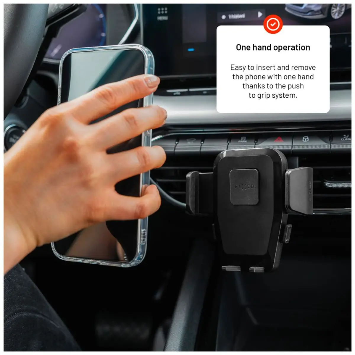 FIXED Iconiq Vent bike phone holder (black) Photo 8