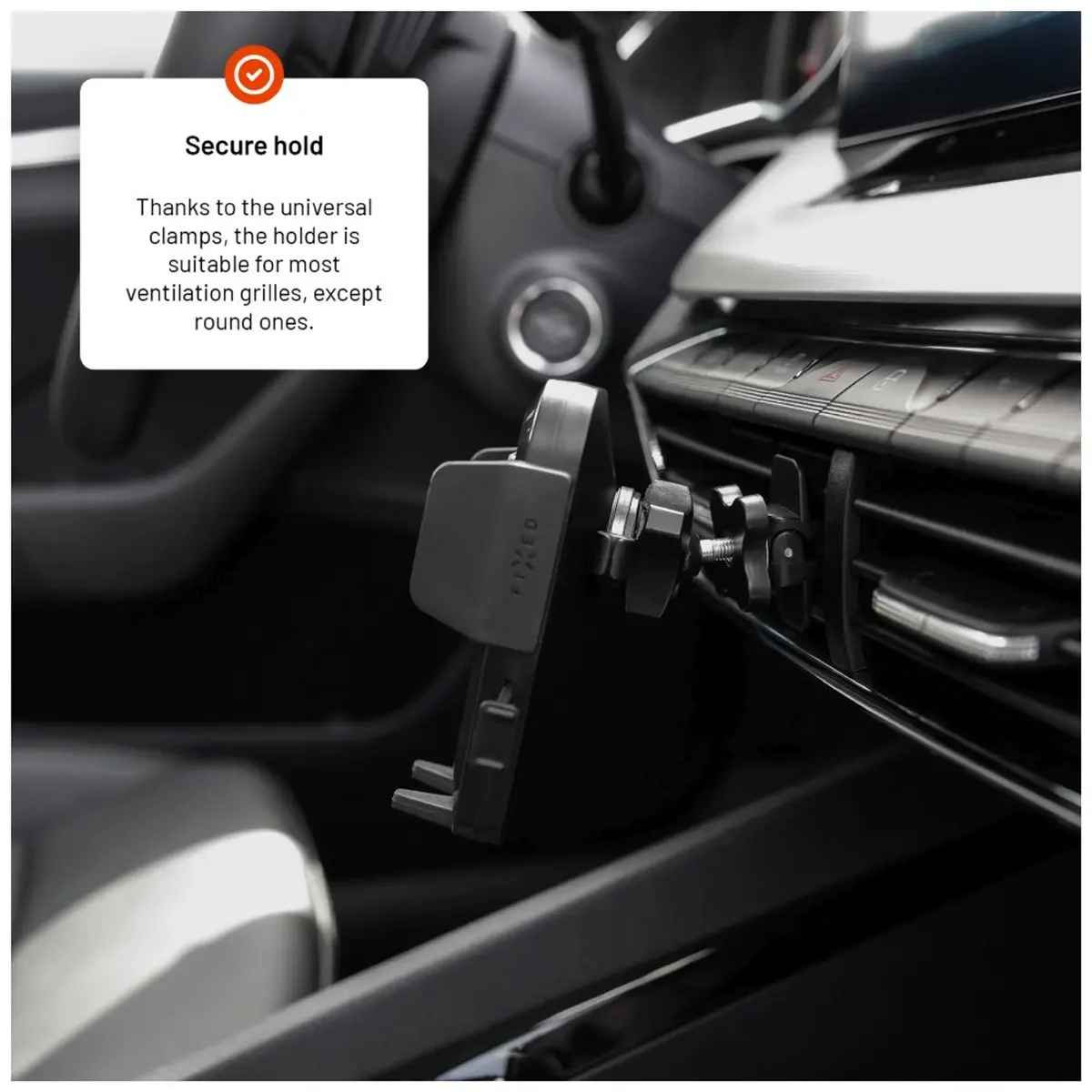 FIXED Iconiq Vent bike phone holder (black) Photo 9
