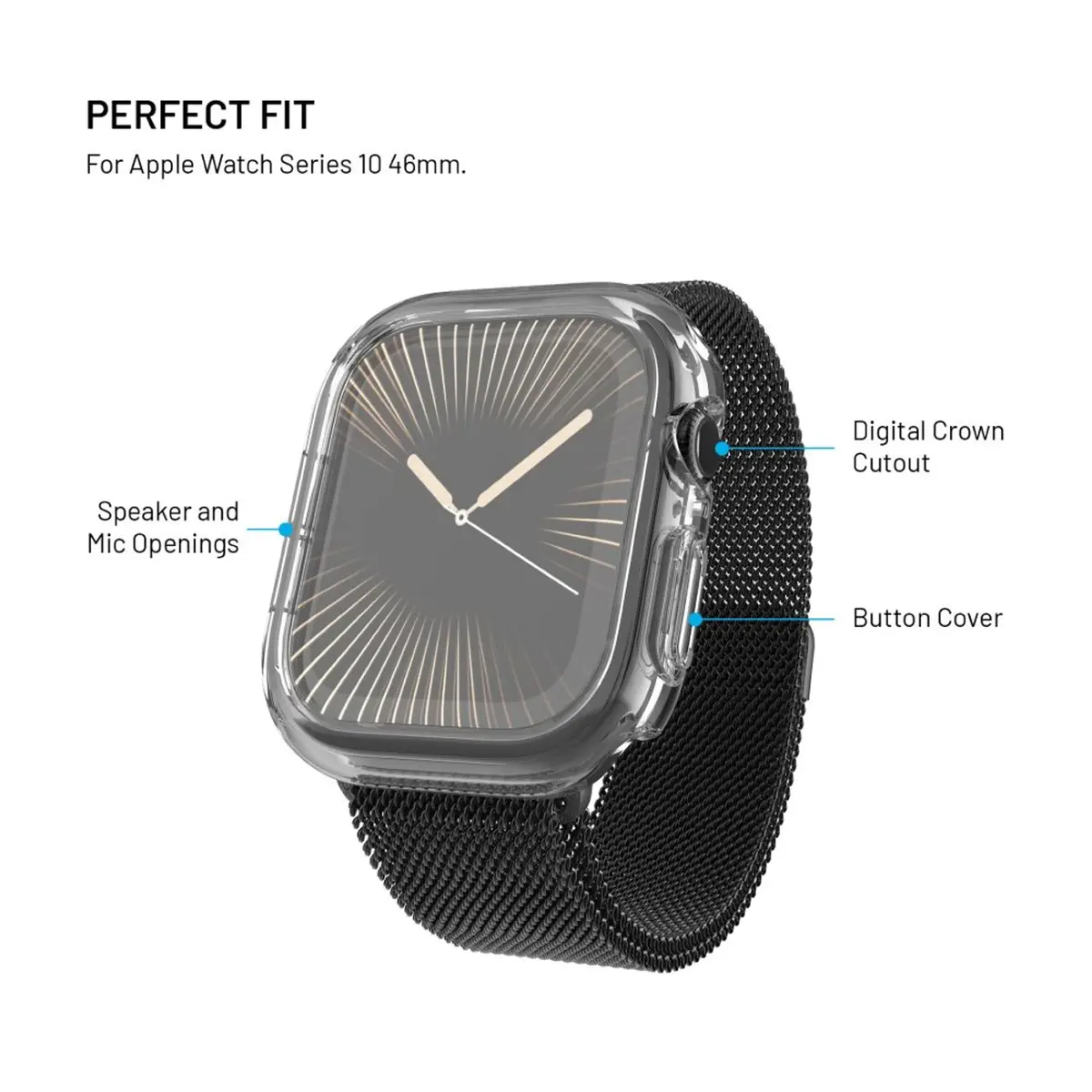 FIXED Pure Watch ekrāna aizsargs Apple Watch 46 mm Photo 4