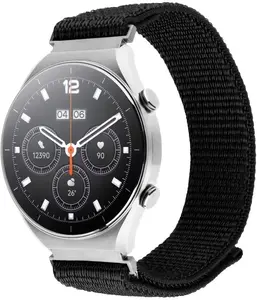 Нейлоновый ремешок FIXED Nylon Sporty Strap с быстросъёмом 18 мм, чёрный