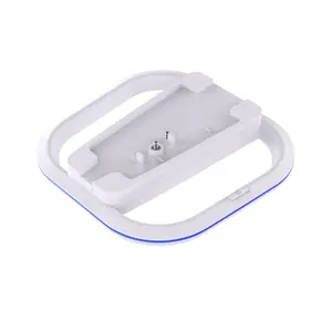 Stends FIXED priekš PlayStation 5 / PS5 Slim / PS5 Pro, balts — platums 150 mm, dziļums 144 mm, kabelis 0,2 m