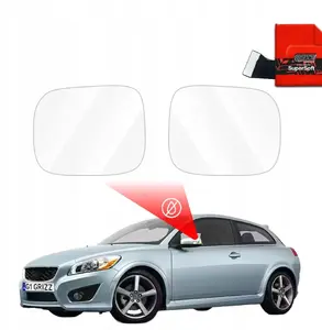 Car mirror rain protection film GrizzGlass ZeroDrop for Volvo C30 (2006–2012)