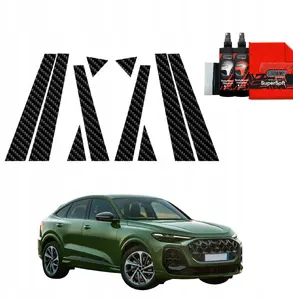 GrizzGlass BodyShield oglekļa izskata plēve statņiem Audi Q5 Sportback (2025) — komplekts 10‑1