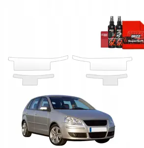 Aizsargplēve sliekšņiem GrizzGlass BodyShield Volkswagen Polo Hatchback 5D (2001–2009), komplekts 4 gab.