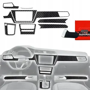 Interjera aizsargplēve GrizzGlass PianoSkin Glossy priekš Volkswagen Touran Highline (2025) — aizsargā paneli un apdares elementus