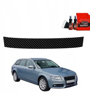 Boot sill protector film GrizzGlass BodyShield for Audi A4 B8 Avant (2007–2011) - carbon pattern