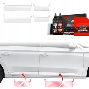Aizsargplēve uz sliekšņiem GrizzGlass BodyShield priekš Skoda Superb 3 Combi (2015–2019), komplekts 4 gab.