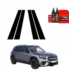 GrizzGlass BodyShield black pillar film for Mercedes GLB 200 (2023–2026) 4-in-1