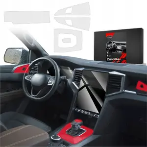 Protective Matte Interior Film GrizzGlass PianoSkin for Volkswagen Amarok (2023–2025) 5-in-1