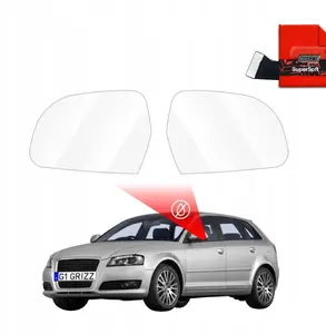 Side mirror rain protection film GrizzGlass ZeroDrop for Audi A3 8P 2008–2013