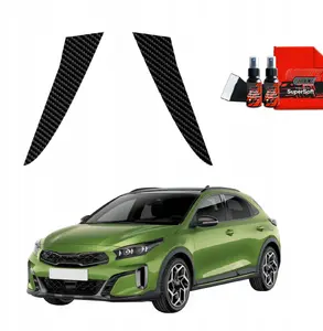 GrizzGlass BodyShield carbon-style pillar film for Kia XCeed (2022–2025) 2-in-1