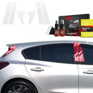 Protective film GrizzGlass BodyShield for Ford Focus ST-Line X Hatchback Facelift 2021–2025 — set for pillar protection (6-in-1)