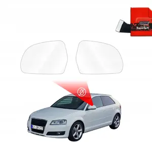 Side mirror rain protection film GrizzGlass ZeroDrop for Audi A3 8P Hatchback 3D (2003–2008)