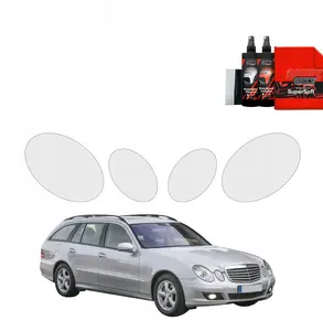 Protective film GrizzGlass BodyShield for Mercedes-Benz E-Class S211 Estate (2002–2009) – headlamp protection set 4-in-1