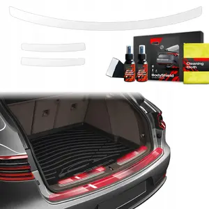 Protective Rear Bumper/Sill Film GrizzGlass BodyShield for Porsche Macan GTS 2021–2024 (3-in-1)
