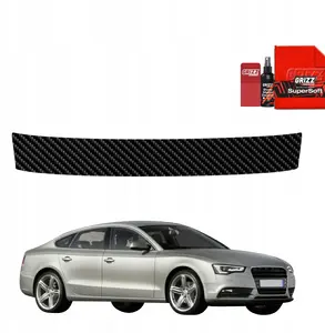 Rear bumper sill protector GrizzGlass BodyShield for Audi A5 8T SUV 5D (2007–2016) – carbon-style film
