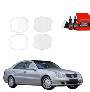 Protective Door Handle Film GrizzGlass BodyShield for Mercedes-Benz E-Class W211 Sedan (2002–2009) set 4 pieces