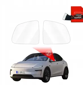 Rainproof Mirror Film GrizzGlass ZeroDrop for Tesla Model Y Juniper (2024–2025)