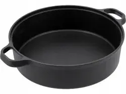 Cast Iron Deep Grill Frying Pan 28 cm, YATO YG-20141