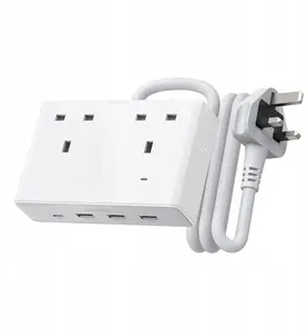Power strip UGREEN Nexode S620 — 2× AC, 3× USB-A, 1× USB-C, 1.5 m cable (white)