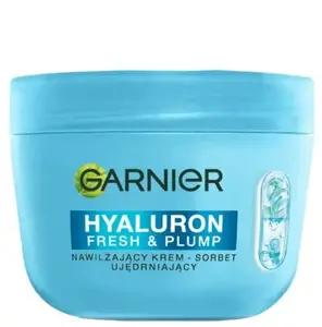 Крем-сорбет для лица GARNIER Hyaluron Fresh & Plump 85 мл с гиалуроновой кислотой