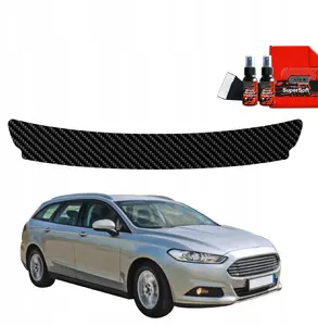 Rear bumper threshold film GrizzGlass BodyShield for Ford Mondeo Mk5 Estate (2014–2019) – carbon-look protector