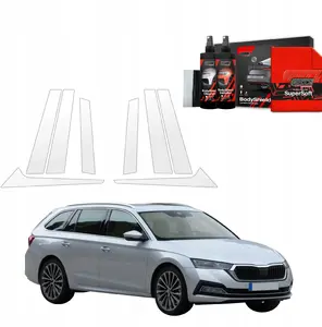 Protective pillar film GrizzGlass BodyShield for Skoda Octavia 4 Estate (2019–2024) set of 8
